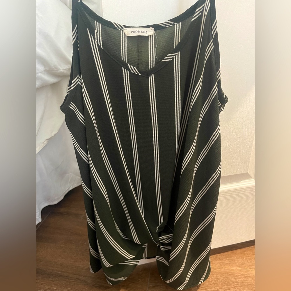 Charming charlie’s tank top blouse!